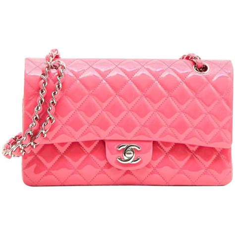 pink patent leather chanel bag|Chanel bag leather types.